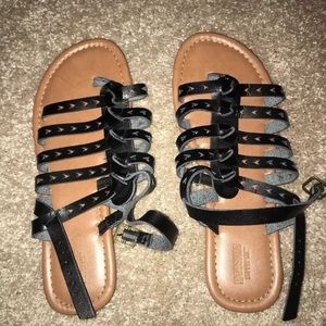 Black sandals